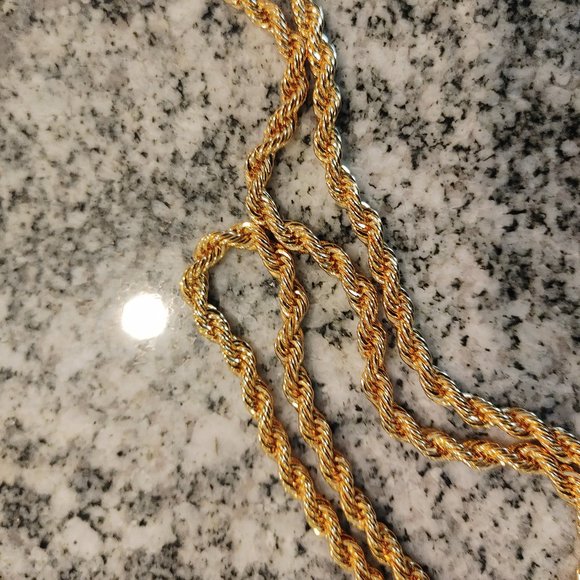 Nolan Miller Necklace Chunky Neck-Chain with Back Clasp, Signed. Long chain. - Picture 6 of 16